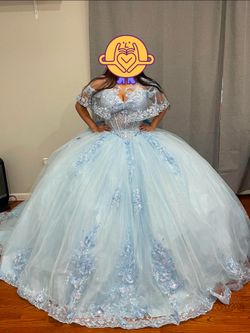 Sweet 15 drees baby blue