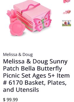 Melissa & Doug Bella Butterfly Picnic Set