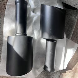 Matte Black Exhausts Tips 