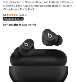 Beats Solo Buds - Wireless Bluetooth Earbuds
