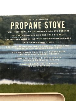 GREATLAND PROPANE CAMP STOVE #33650