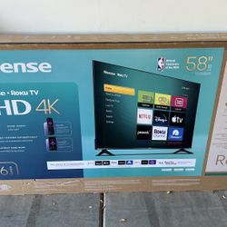 Hisense 58” Roku 4K TV