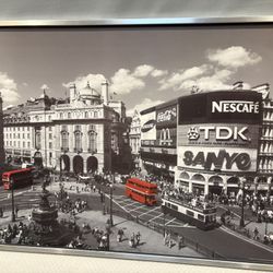 “ Piccadilly Circus” Large Framed Print