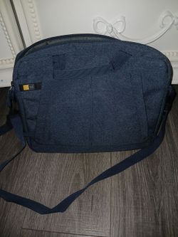 Small dark blue computer bag