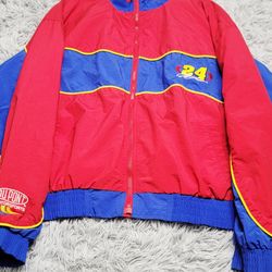 Size XXXL  Chase Authentics Jeff Gordon #24 NASCAR Racing Puffer Jacket.