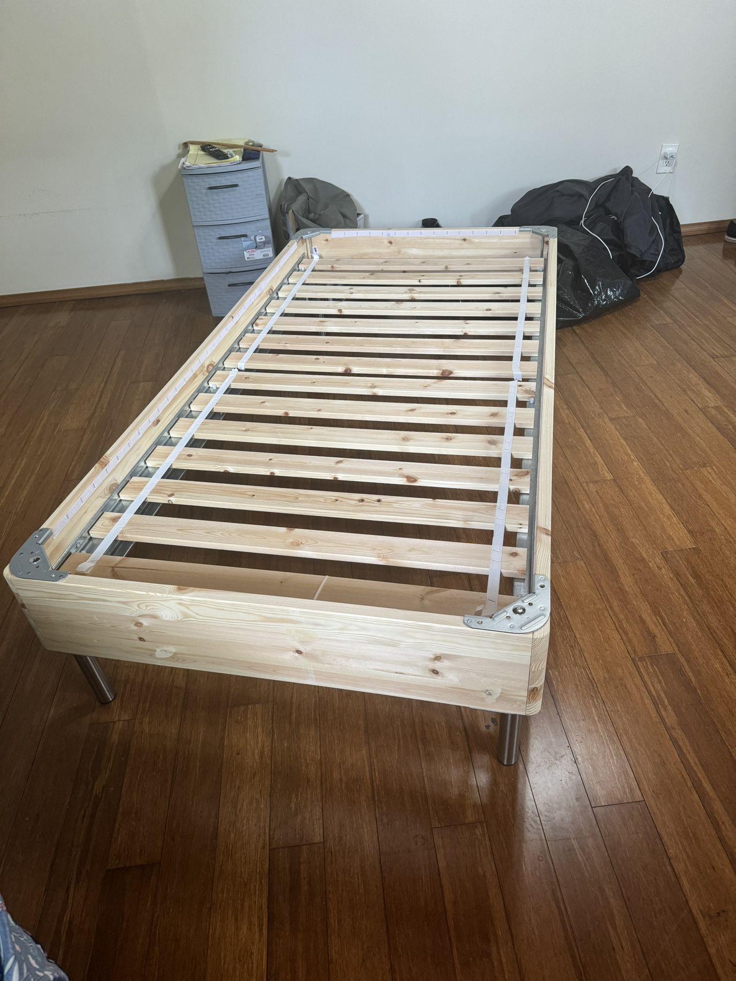 Frame For Twin Bed Like New All Wood