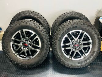 TRD 18” WHEELS + 275/65/18 GOODYEAR WRANGLER TIRES — LIKE NEW! 🔥