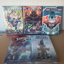 DC Comics Lot Of 5 Graphic Novels Hardcover