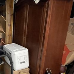 Large Wooden Wardrobe Armoire 