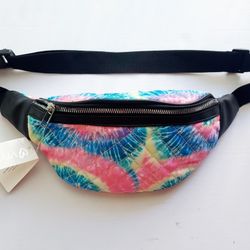 Quilted Tie Dye Fanny Pack 