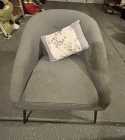Grey Accent Chair 