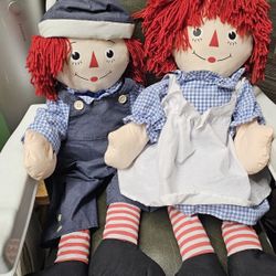 Raggedy Ann And Andy Dolls NWT