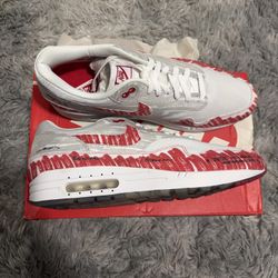 Size 13 - Nike Air Max 1 Sketch To Shelf University Red Tinker CJ4286-101 New