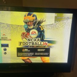 PlayStation 3 With NCAA 14 On It 