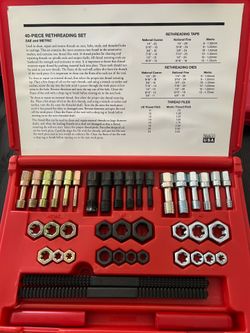 Craftsman 40 piece master thread restorer kit new