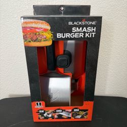 Blackstone Smash Burger Kit 3 Piece Hamburger Grill Tool Set, NEW