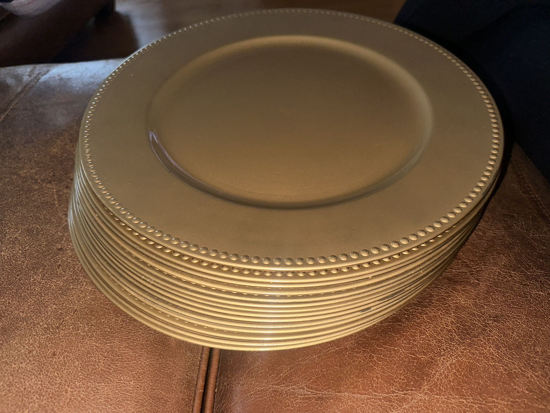 Plate Charger Color Gold 