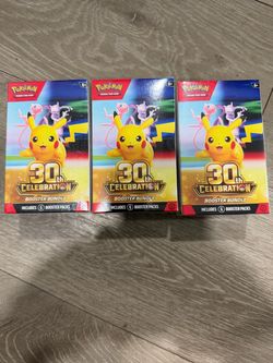 Pokemon 30th celebration Booster Bundles