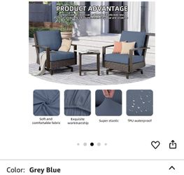 Cushions Covers  Blue And Beige 