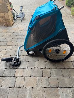 Thule coaster XT double bike trailer