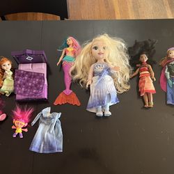 Misc Disney and Troll Dolls