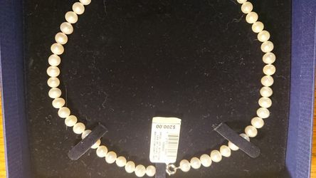 Natural pearl necklace from macy's