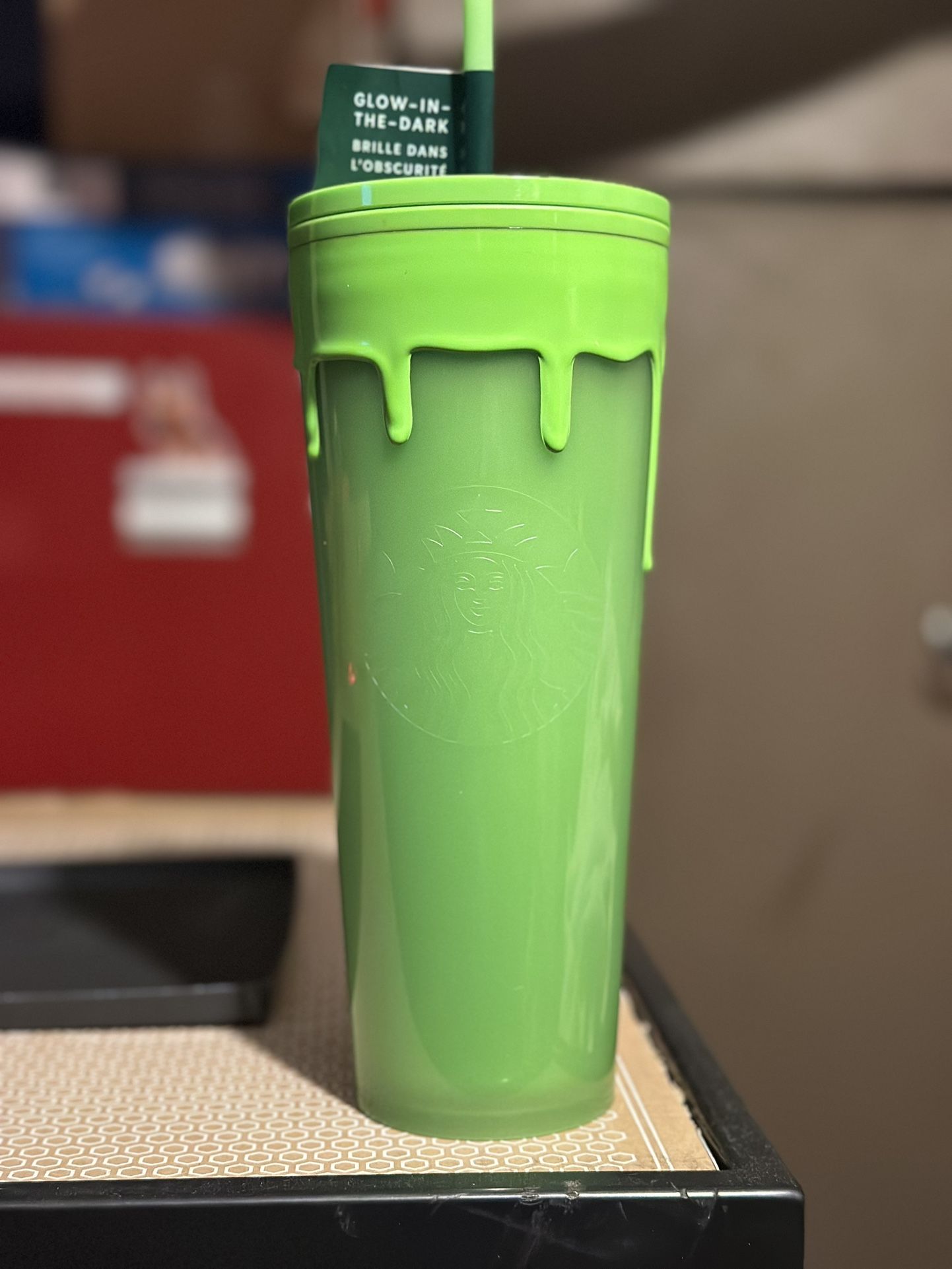 Green Glow In The Dark Starbucks Cup