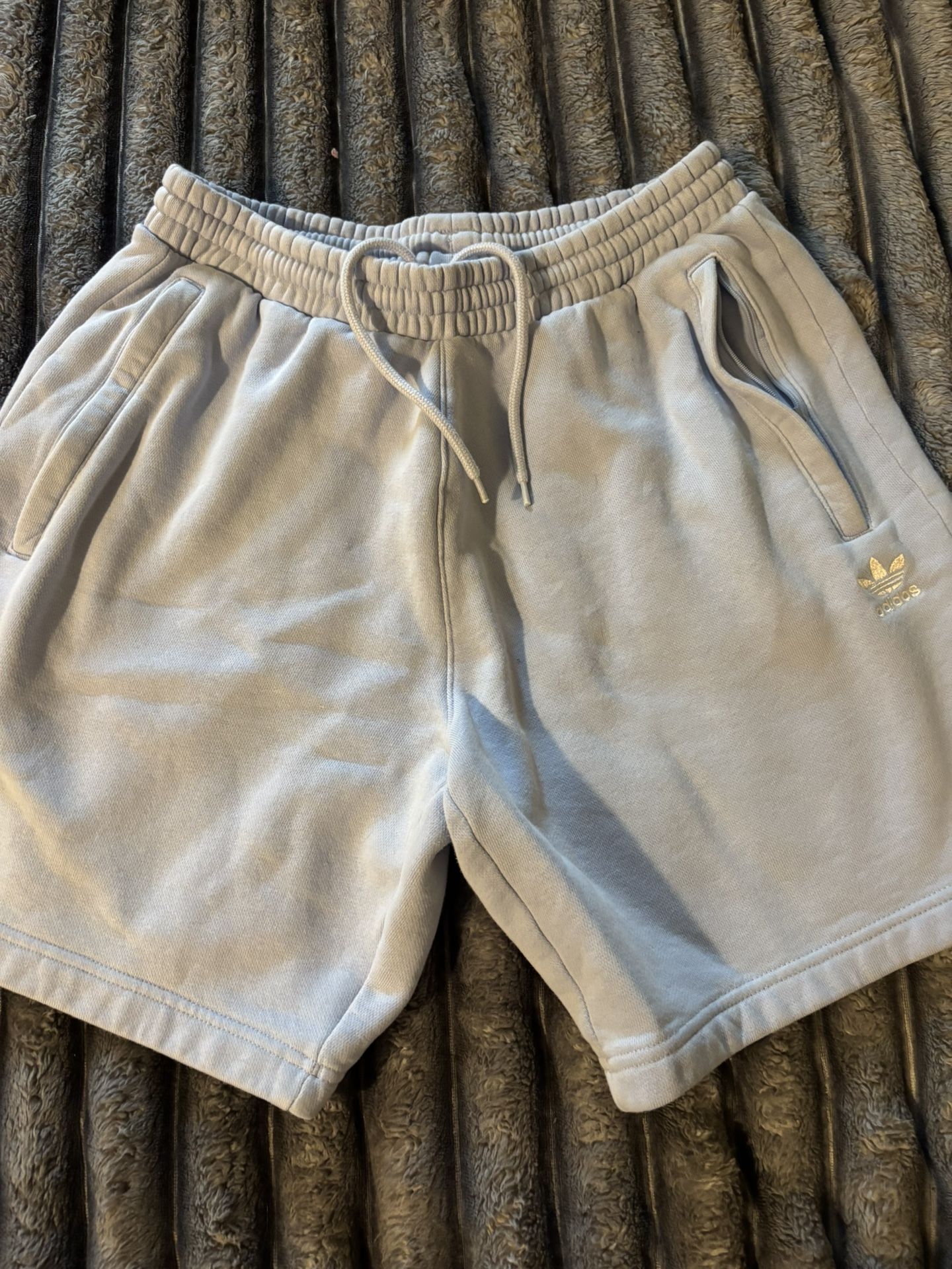 Men’s Baby Blue Adidas Shorts - Size M