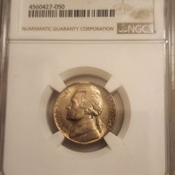 1947 S Error Nickel MS 66 HIGH GRADE. 