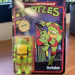 Teenage Mutant Ninja Turtles Reaction Wave 7 - Raphael Toon  Super 7
