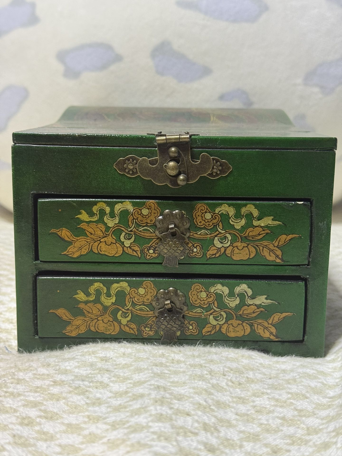Vintage Oriental Jewelry Box