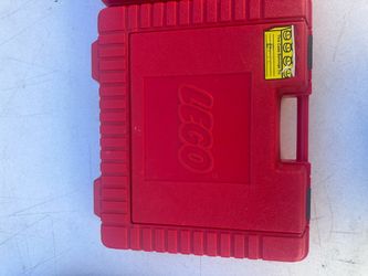 LEGO Red Plastic Storage Carrying Case