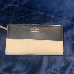 Cream And Black Kate Spade Wallet