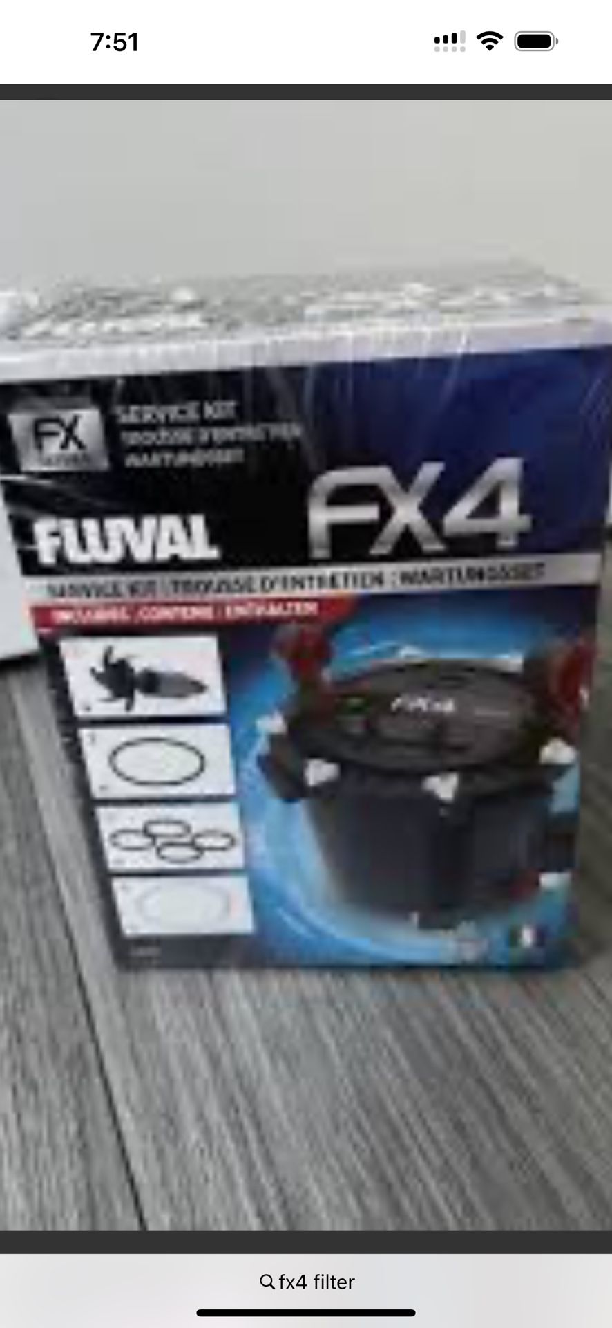 Fluval Fx4 canister Filter aquarium, fish tank