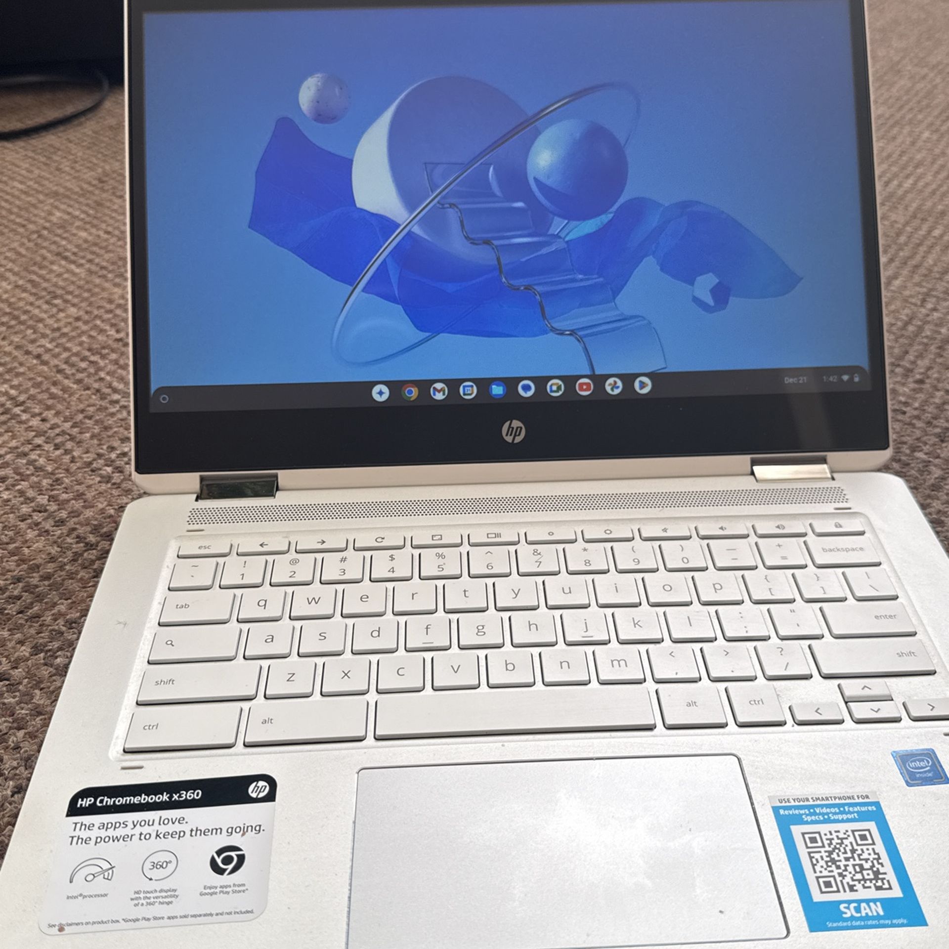 HP Chromebook X 360 Touch Screen