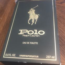 POLO RALPH LAUREN EAU DE TOILETTE SPRAY VAPORISATEUR 8.0FL OZ. 237ML