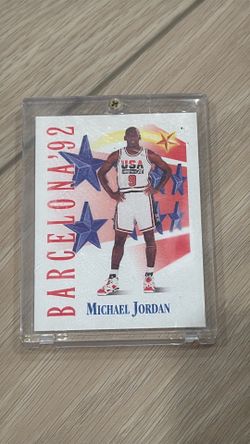 Michael Jordan Barcelona 1992 basketball card