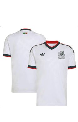 Mexico Jersey white size 4XXXXL, XL, L, M, S