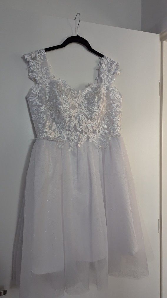 Short White Dress 