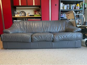 Leather couch