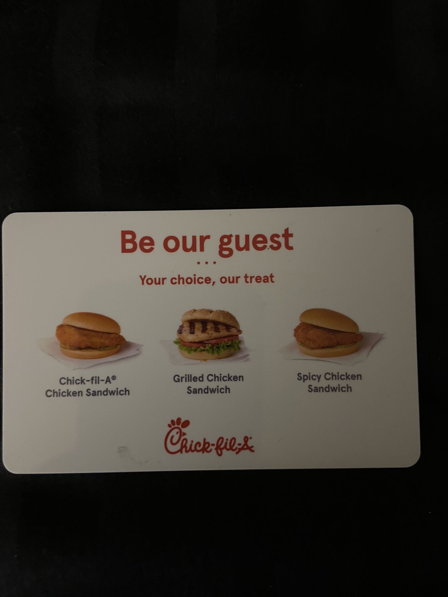 Chick fil a free sandwich (Ontario mills location only)