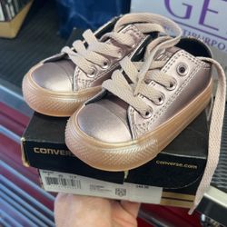 Girl Converse Rose Pink Size 4 Infant