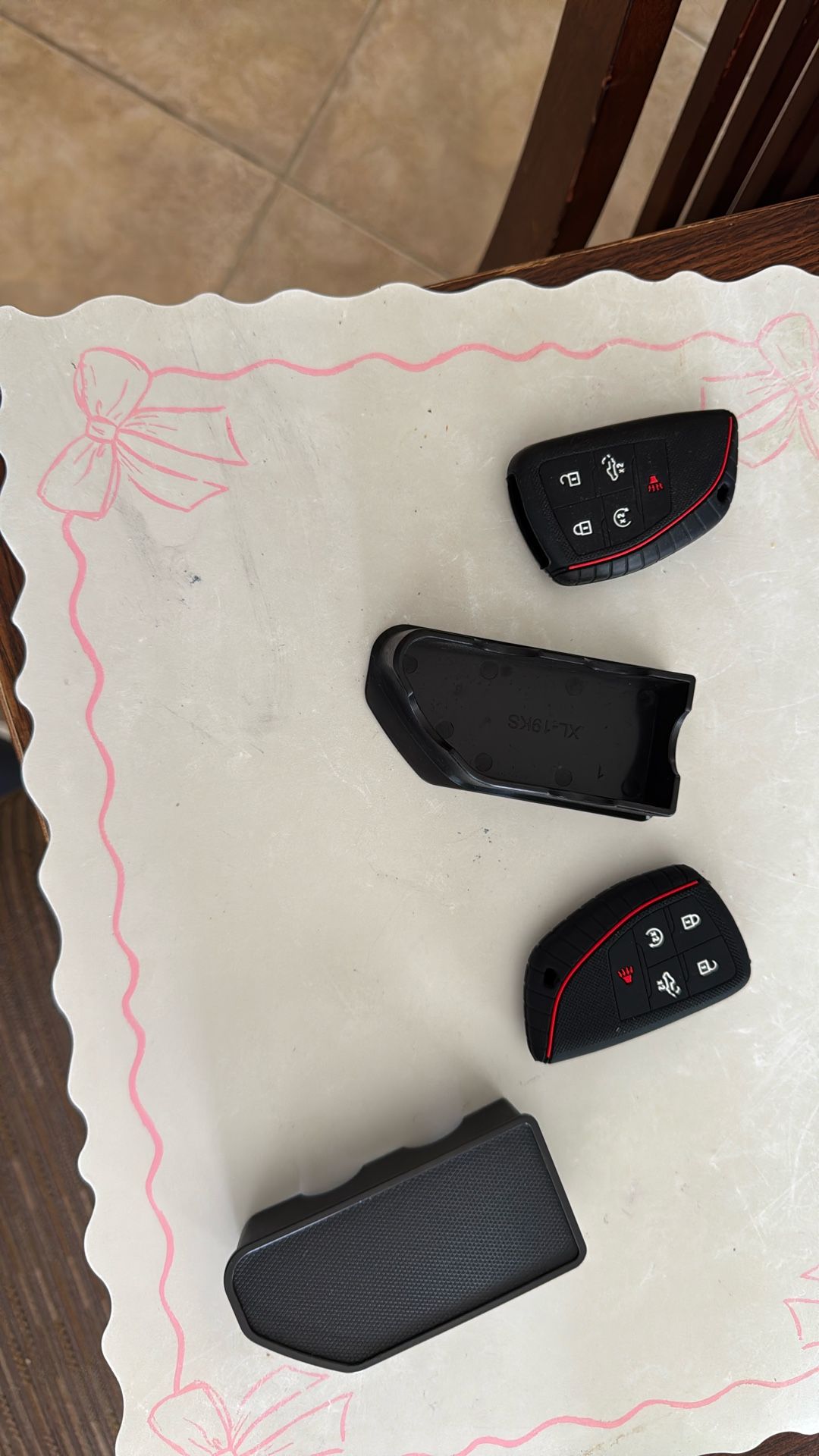 Key Fobs And Bed Top Rail Insert’s