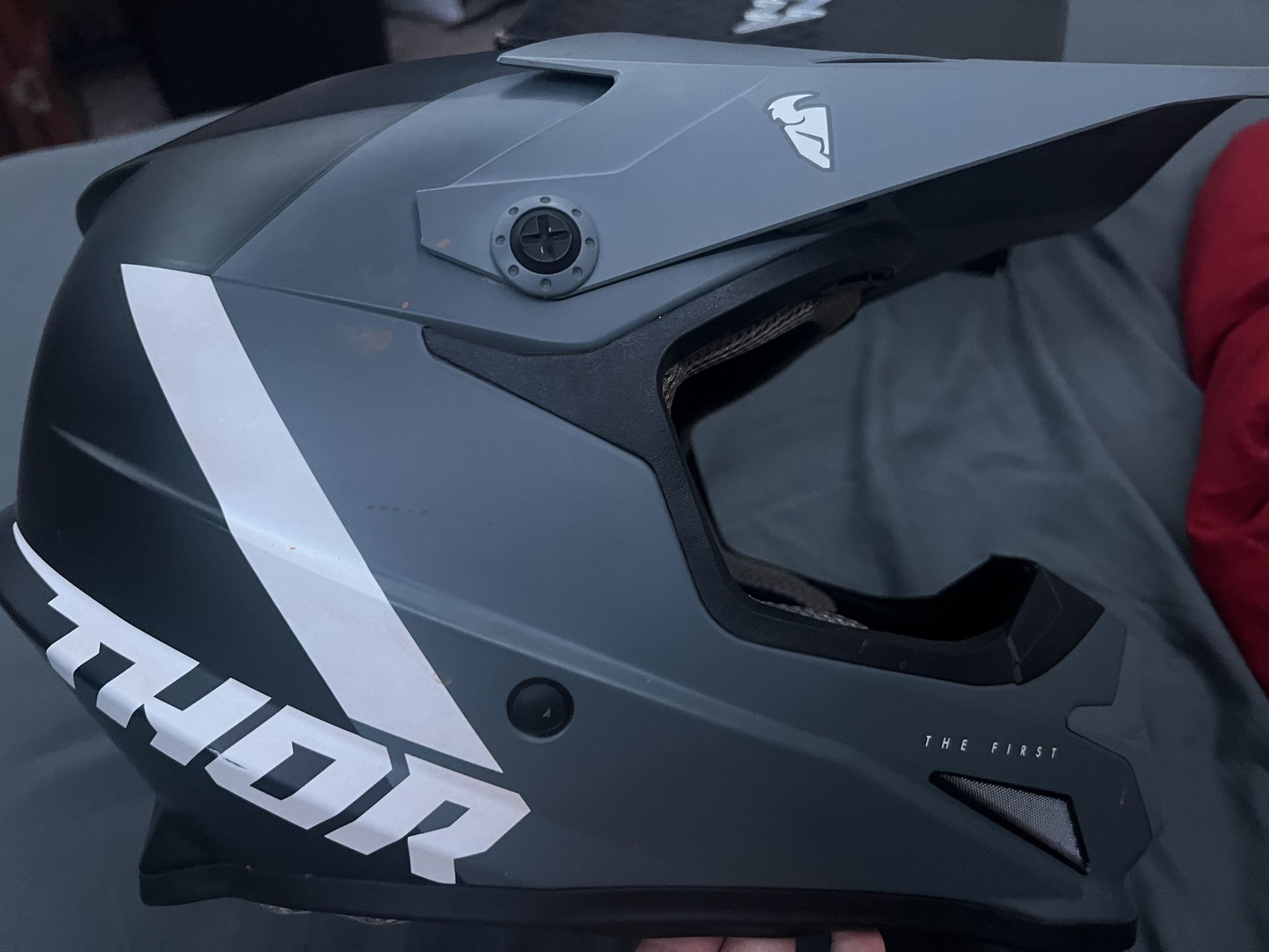 Dirtbike Helmet With Cardo Packtalk Bold