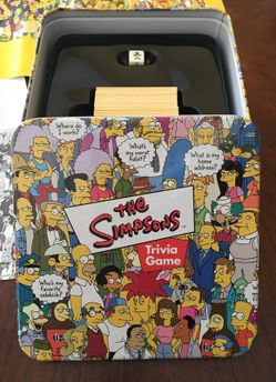 The Simpson trivia game