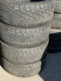 245/40R20 venom used tires set for 300