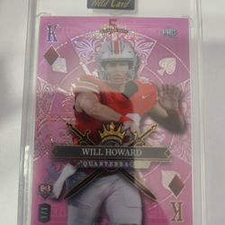 Drew Aller Will Howard  RC Pink 1/1 King Of Diamonds