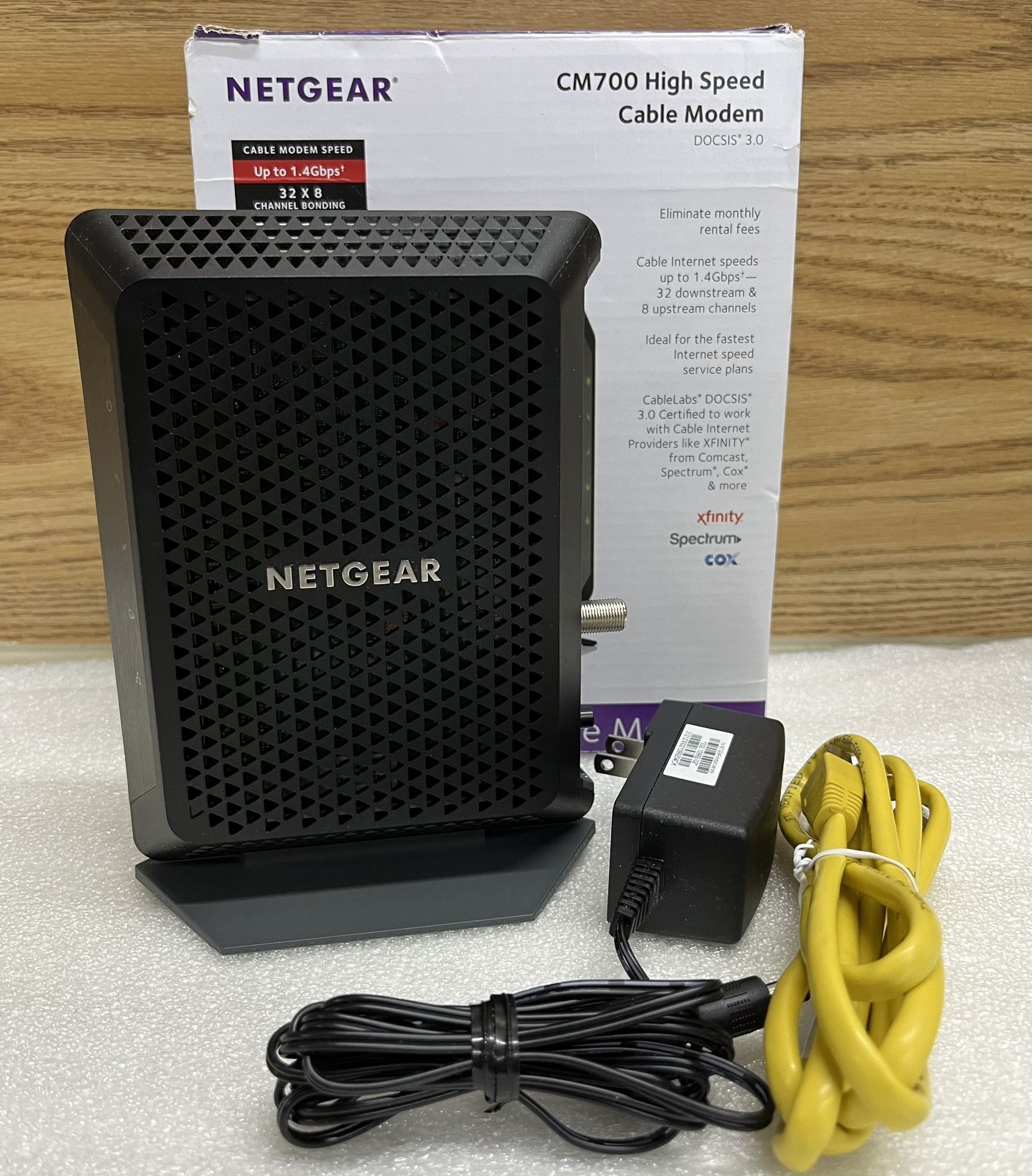 NETGEAR CM700-100NAS DOCSIS 3.0 Cable Modem