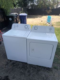 Amana washer & gas dryer