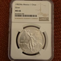 1982 MS66 Onza NGC